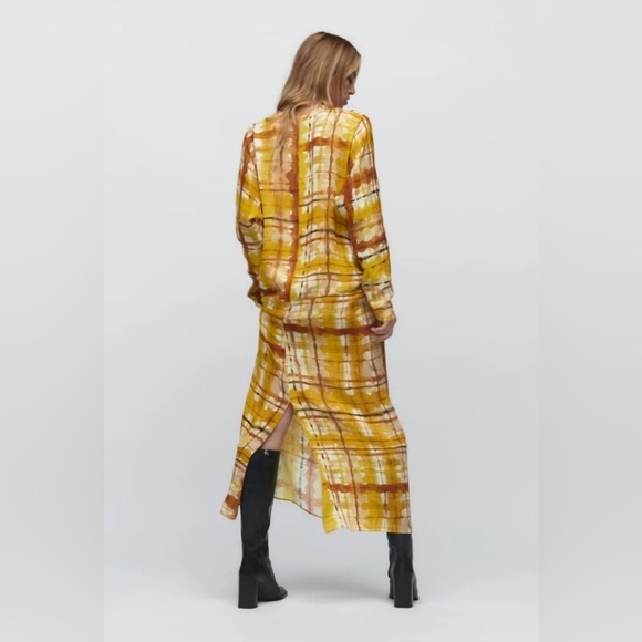 NWT ZARA MULTI COLOR MIDI SZ XS - Picture 1 of 9